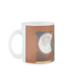 African Elephant & Savannah Moon Coffee Mugs