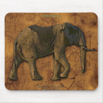 African Elephant Series Mousepads