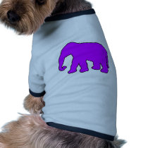 African Elephant Silhouette Ivory Tusks Dumbo pet clothing