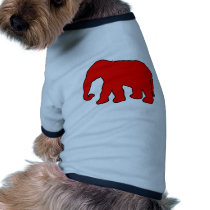 African Elephant Silhouette Ivory Tusks Dumbo pet clothing