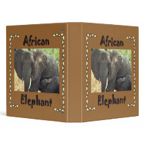 African Elephants Binders