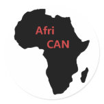 AfriCAN empowerment and pride sticker