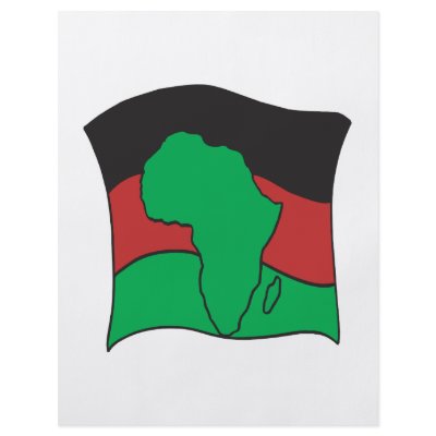 African Flag Flyer by HouseOfHolidays