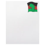 African Flag Letterhead Design