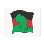 African Flag Postcard