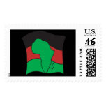 African Flag Stamp