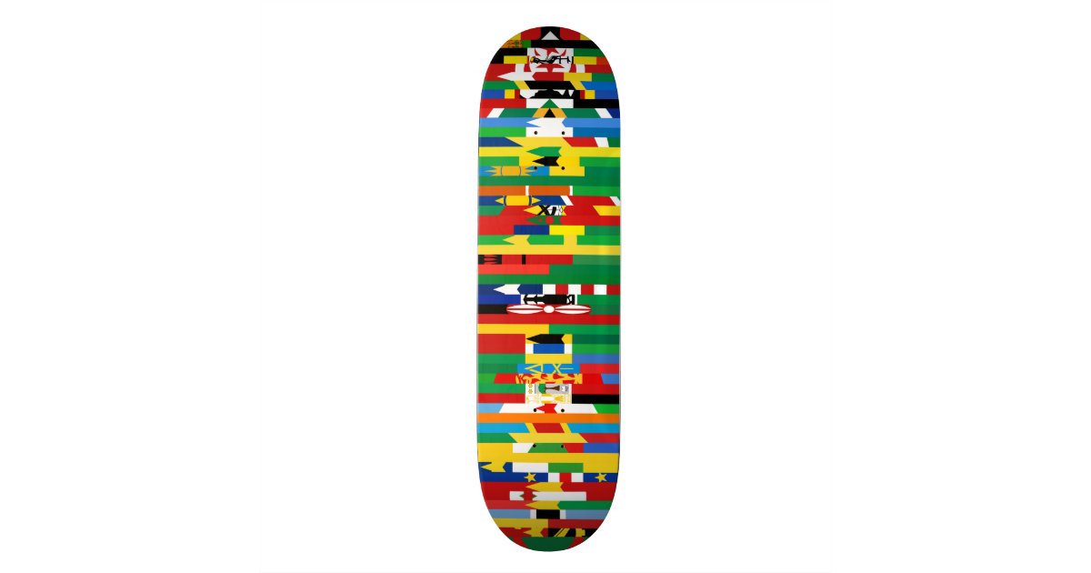 African Flags Skateboard Zazzle