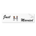 African Gay Couple Bumper Sticker