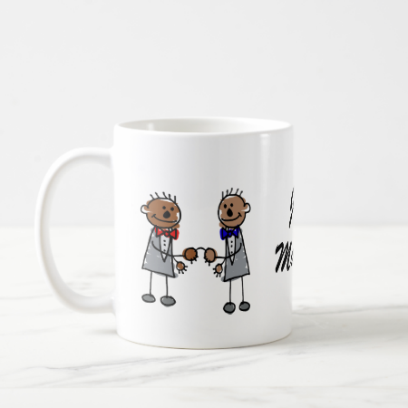 African Gay Couple Coffee Mug