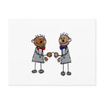 African Gay Couple Post Cards