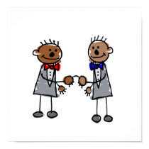 African Gay Couple posters