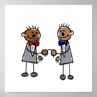 African Gay Couple Posters by samesexmarriage