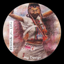 african girl; Friend for life  stickers