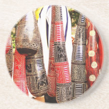 African Gourds coaster