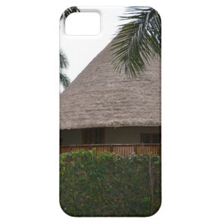 African grass roof house iPhone 5 cases