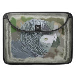 AFRICAN GRAY PARROT ART MACBOOK PRO SLEEVE