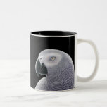 African Gray Parrot Mug mugs