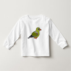 African Green Pigeon Toddler Long Sleeve T-Shirt