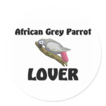 African Grey Parrot Lover stickers