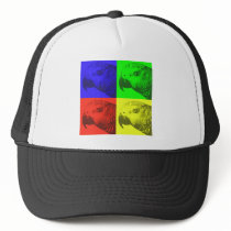 African Grey Pop Art Hat