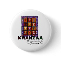 African Heritage buttons by Kwanzaa African Heritage buttons