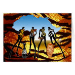 African Home Coming Greeting Cards