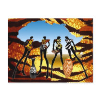 African Home Coming Postcard