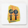 African icon: Akuaba (Ghana) Mousepads