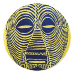 African icon: Luba mask (Congo) stickers
