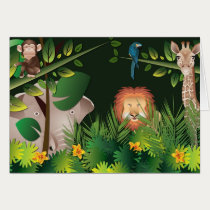 African Jungle Card