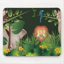 African Jungle Mousepad by naturespaintbox African Jungle Mousepad