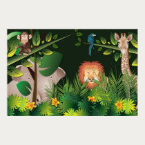 African Jungle Poster posters by naturespaintbox African Jungle Poster posters