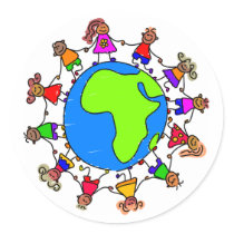 African Kids stickers