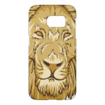 African King  Lion Face Wild Animal Samsung Galaxy S7 Case