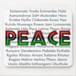 African Languages Peace Mouse Pad