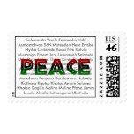 African Languages Peace Postage Stamps