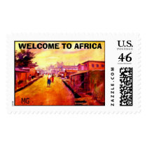 AFRICAN LIFE 45, WELCOME TO AFRICA postage