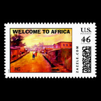 AFRICAN LIFE 45, WELCOME TO AFRICA postage