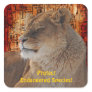 African Lion Endangered Species Wildlife Stickers