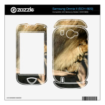 African Lion Samsung Omnia II Decal