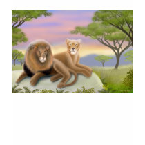 African Lions Kids Dark T-Shirt by twopurringcats African Lions Kids Dark T-Shirt