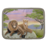 African Lions on Savannah Rickshaw Folio Folio Planners
