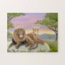 African Lions on the Savannah Puzzle