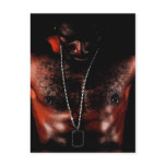 african man postcard