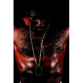 african man poster print