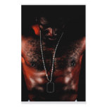 african man stationary personalized stationery