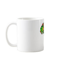 African Map of Africa flags within country maps mugs