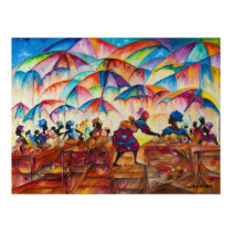 African Marketplace II Poster posters