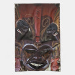African Mask 2 Kitchen Towels