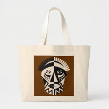 African Mask Bags